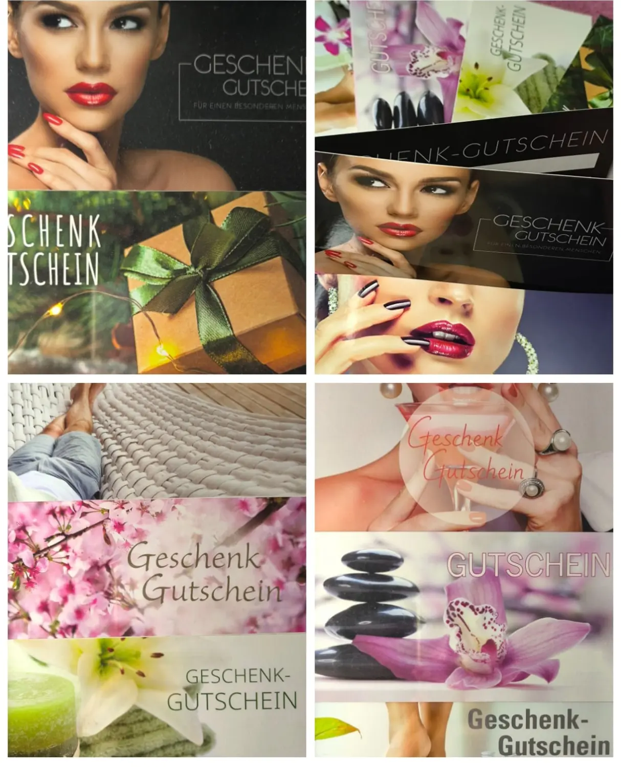 Milos Beauty Oasis - Banner für Schönheitssalon mit Massage, Nageldesign, etc.